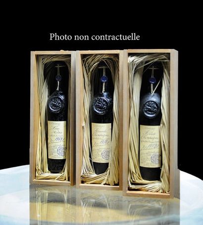 null 1 Bouteille Cognac Grande Champagne 1970 Lhéraud (Caisse Bois) (mise 30/09/...