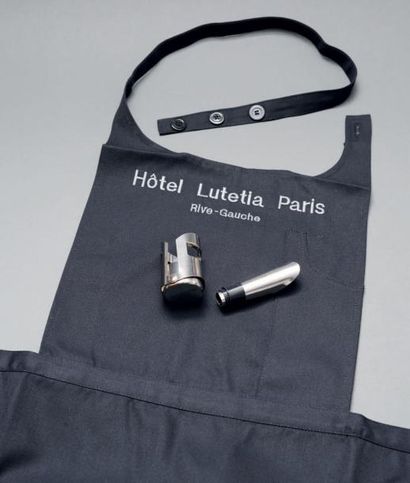 null Tablier, bouchon et bec verseur Hôtel Lutétia Paris