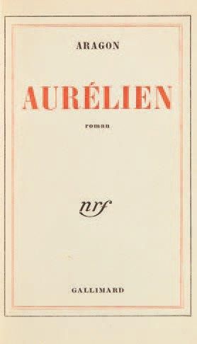 ARAGON Louis Aurélien. Paris, NRF, 1944. 210 x 151 mm, demimaroquin vert canard à...