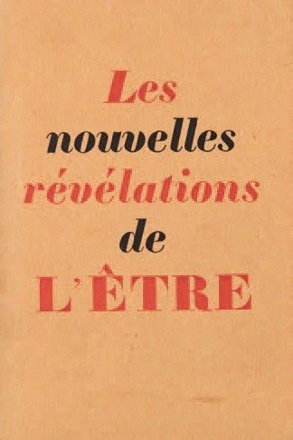 [ARTAUD Antonin] Les Nouvelles révélations de l'être. Paris, Denoël, 1937. 135 x...