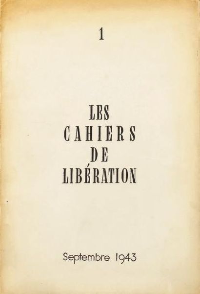 null [RESISTANCE.] LIBERATION SUD. A tous les français. S.l., Libération, s.d. Un...