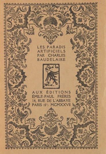 BAUDELAIRE Charles Le Spleen de Paris. Paris, Emile Paul Frères, 1917. 165 x 115...