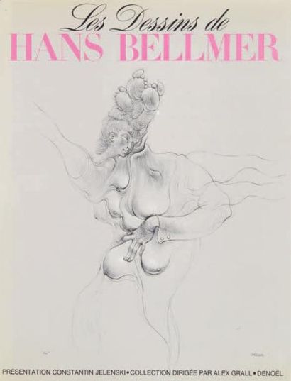 [BELLMER Hans] JELENSKI Constantin Les dessins de Hans Bellmer. Paris, Denoël, 1966....