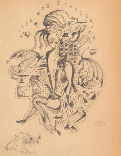 BRETON André Poèmes. Paris, Gallimard, 1948. 204 x 145 mm, br, emboîtage de pleine...
