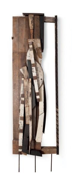 BERLINDE DE BRUYCKERE (1964) Installation en bois et métal. H_237 cm L_68,5 cm Provenance:...