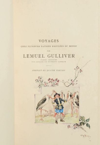Swift, Jonathan Voyages de Gulliver. Traduction nouvelle et complète par B.-H. Gausseron....