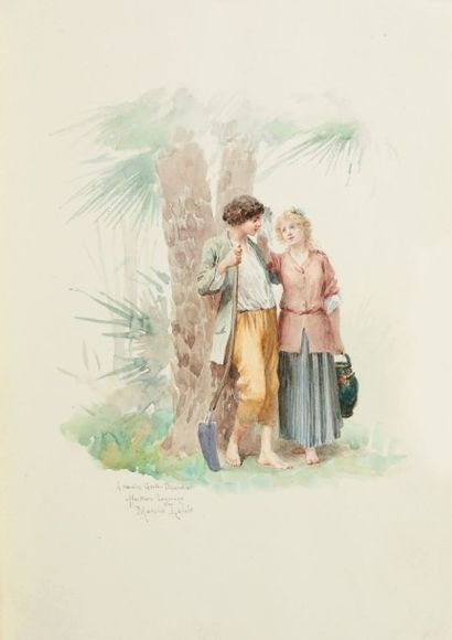 BERNARDIN DE SAINT-PIERRE Paul et Virginie. Illustrations de Maurice Leloir. Paris,...