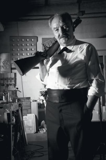Angelo BRESCIANINI (Né en 1948) 17 Tirs, pistolet calibre 38, 44 et 45 Oxyde métallique...