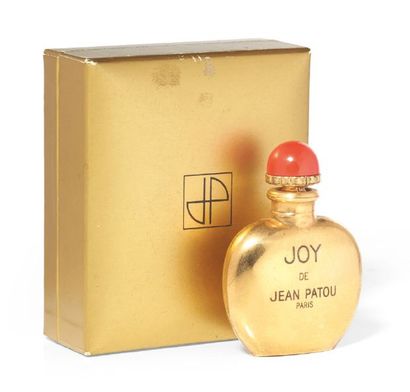 Jean Patou «Joy» Prototype modèle flaconette, pour le parfum Joy, doré, gravé sur...