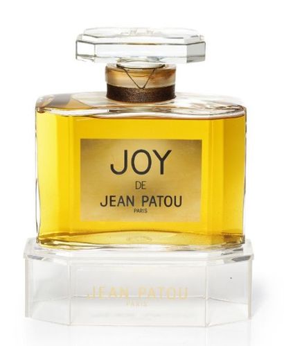 Jean Patou «Joy» Flacon factice géant de décoration, en cristal, titré sur une face...