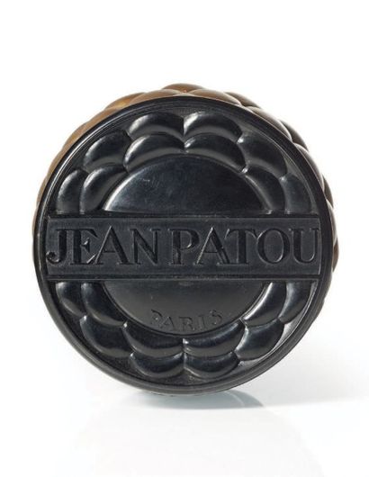 Jean Patou «Boîte à poudre» Exceptionnelle boîte à poudre vide, couvercle à décor...