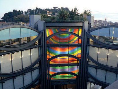 SOL LEWITT (1928 - 2007) Projet pour la façade du MAMAC à Nice, mars 2001 Acrylique...