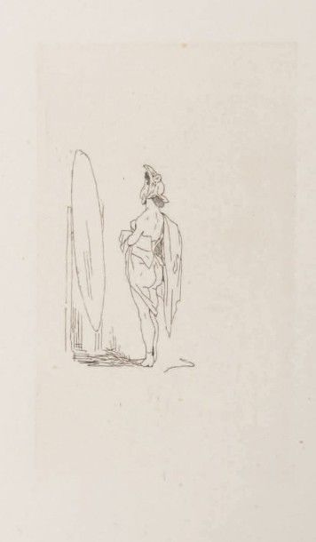 Félicien Rops (1833-1898) Les bons contes de Sir la glotte Sur papier Chine 1868...