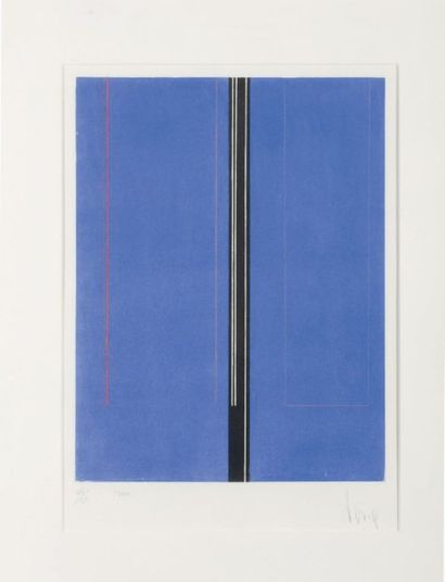 Luc PEIRE (1916-1994) Mizu, 1969 Aquatinte 45/50 Atelier La Courière, Paris H_62...