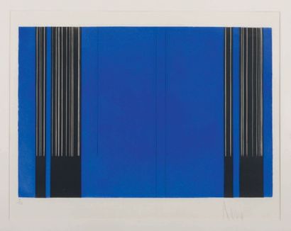 Luc PEIRE (1916-1994) Oleron, 1988 Lithographie 9/60 H_70 cm L_84 cm