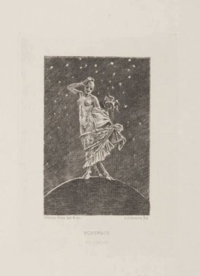 Félicien Rops (1833-1898) Dix planches pour illustrer les Diaboliques Sur papier...
