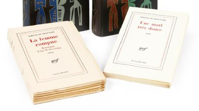 BEAUVOIR (Simone de) Le Deuxième Sexe. Paris, Gallimard, 1949. 2 volumes in-8, cartonnage...