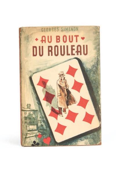 SIMENON (Georges) Au bout du rouleau. Paris, Presses de la Cité, 1947. In-12, cartonnage...