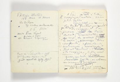 Jacques CHARDONNE MANUSCRIT autographe, Propos nouveaux n° II, [1968]; cahier d'écolier...