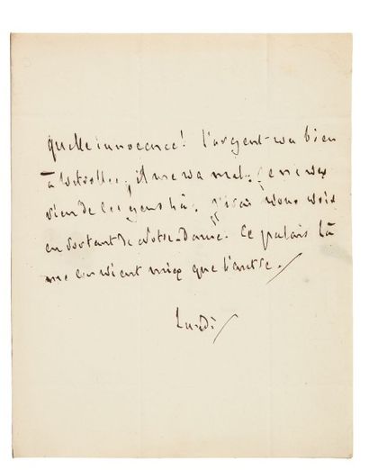 François de CHATEAUBRIAND 2 Lettres autographes, [1818], à la duchesse de DURAS;...
