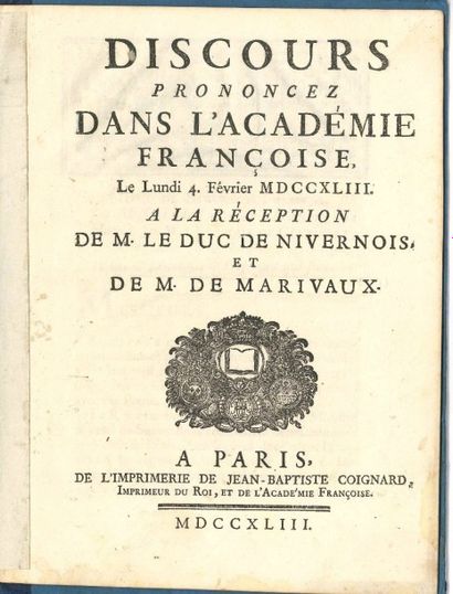 Pierre Carlet de Chamblain de MARIVAUX (1688-1763)