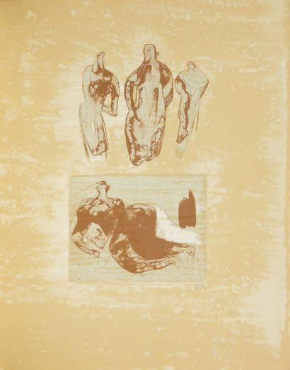 [MOORE (Henry)] Les poètes. [Paris], Art et Poésie, [1976].
In-folio, couverture...