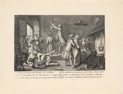 [Anonyme] Recueil de gravures libres majoritairement du XVIIIe siècle.
In-8 oblong...