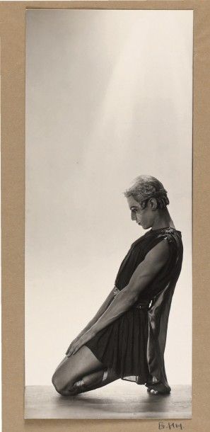 GEORGE HOYNINGEN-HUENE Serge Lifar dans «Apollon Musagète». 1928 Tirage de l'époque...