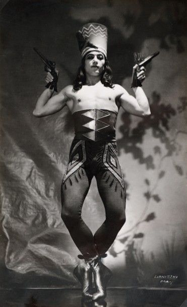 BORIS LIPNITSKY Serge Lifar dans le ballet «Harnasi». 1936 Tirage de l'époque sur...