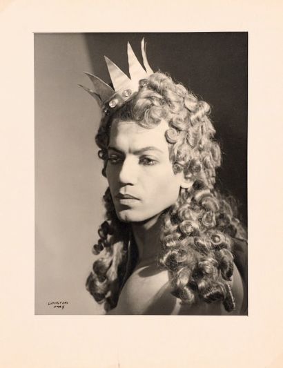 BORIS LIPNITSKY Portrait de Serge Lifar dans «Le Roi nu». Paris 1936 Tirage de l'époque...