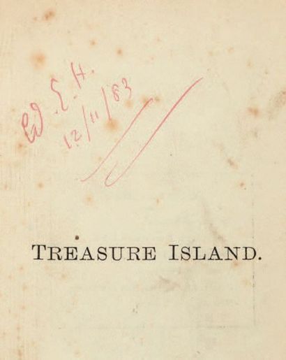 Stevenson, Robert Louis 
Treasure Island. London, Cassell & Company, 1883.
In-8 de...