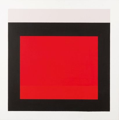 ANDRÉ GOFFIN (1930) 
Rectangle rouge, 2005
Acrylique sur toile
Signée et datée au...