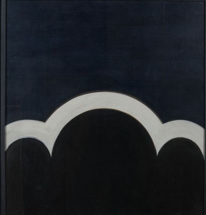 MARC VERSTOCKT (1930) 
Sans titre, 1964
Huile sur carton.
Signée et datée en bas...