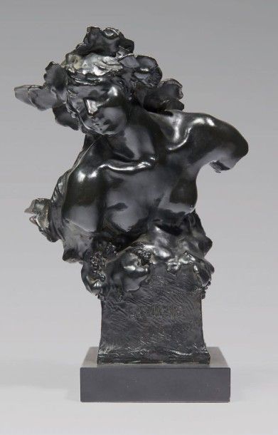 Jules DESBOIS (1851-1935) 
La vigne (1906)
Epreuve en bronze patiné, signée, titrée....