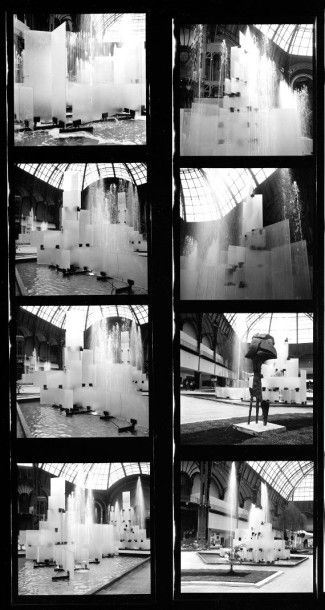 FRANCESCO MARINO DI TEANA (1920 - 2012) Fontaine, 1958 Structure en acier à patine...