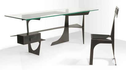 FRANCESCO MARINO DI TEANA (1920 - 2012) Mobilier Architectural, 1956 Bureau Architectural,...