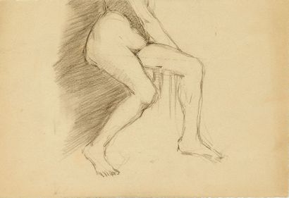 Francis PICABIA (1879-1953) 
Nu de femme assise
Fusain sur papier.
H_25 L_17,5 cm
Provenance:...
