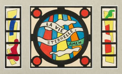 FERNAND LÉGER (1851-1955) 
Ensemble exceptionnel de dix tryptiques représentant:
La...