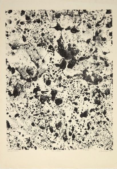 Jean Dubuffet (1901-1985) 
Vue cavalière, 1959
Estampe. Signée, datée en bas à droite....