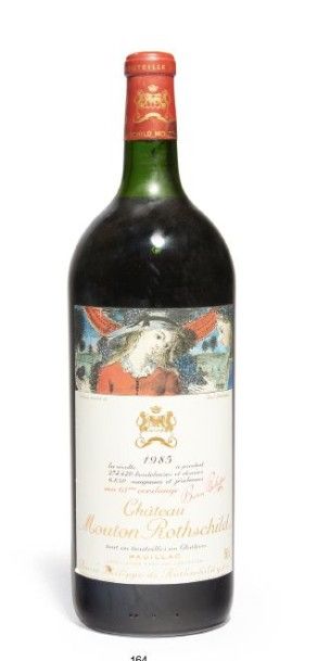 null 1 MAGNUM
CHÂTEAU MOUTON ROTHSCHILD 1er GCC Pauillac 1985
Niveau légèrement bas.
Level...