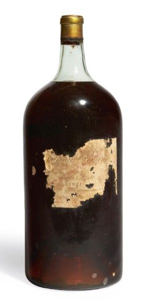 null 1 JÉROBOAM CHÂTEAU CLIMENS 1er cru BARSAC 1921
Étiquette déchirée, millésime...