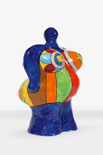 Niki de Saint Phalle (1930-2002) Nana vase, 1984
Sculpture en résine peinte.
Signée...