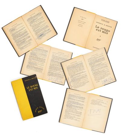 LE BRETON (Auguste) Le Rouge est mis. Paris, Gallimard, 1954.
In-12, cartonnage (sans...