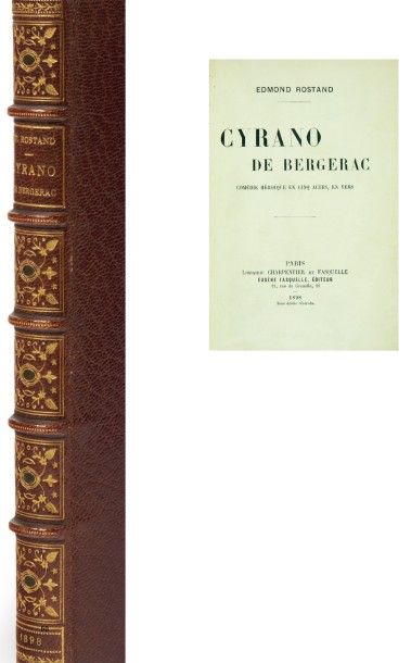 ROSTAND (Edmond) Cyrano de Bergerac. Comédie héroïque en cinq actes. Paris, Charpentier...