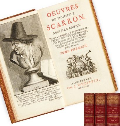 SCARRON (Paul) Oeuvres de Monsieur Scarron. Nouvelle édition. Revue, corrigée et...