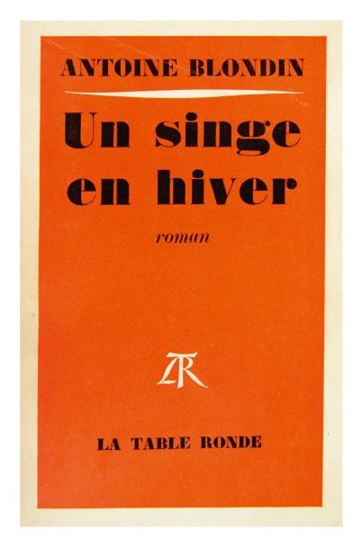 BLONDIN (Antoine) Un Singe en hiver. Paris, La Table Ronde, 1959.
In-12. Broché.
ÉDITION...