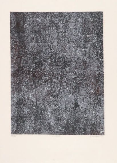Jean Dubuffet (1901-1985) 
Vie discrète, 1959
Estampe.
Signée, datée en bas à droite.
Titrée...