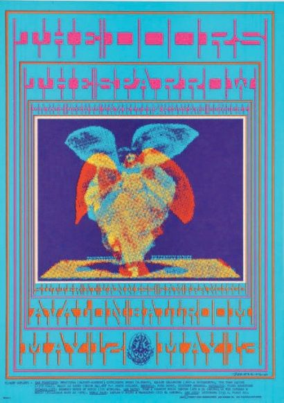 VICTOR MOSCOSO (NÉ EN 1936) 
The Doors, Avalon Ballroon, 1967
Affiche de concert...