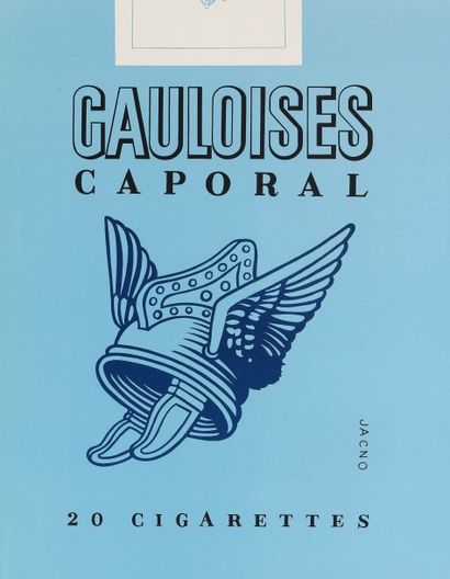 MARCEL JACNO (1904-1989) 
Gauloises Kaporal, 1984
Affiche. Tirage de tête sur papier...