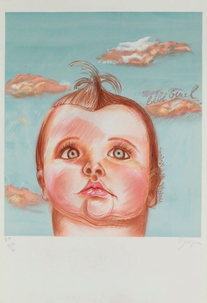Diagne Chanel Bébé Cruel, 1988
Affiche avant la lettre sur papier fort.
Resignée...
